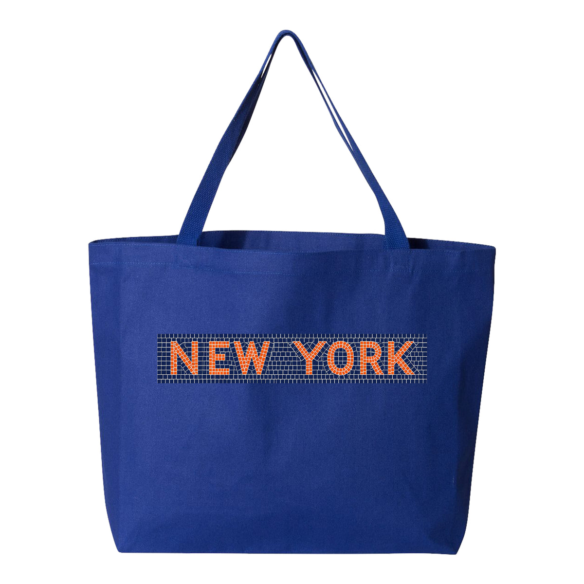 New York (Mets orange/blue) tote bag
