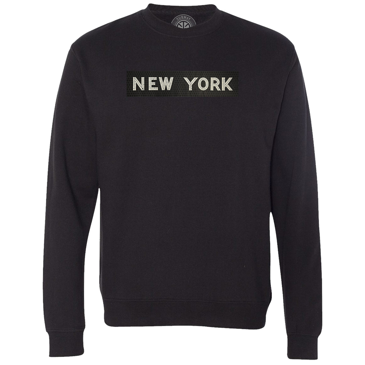New York (black/white) crewneck
