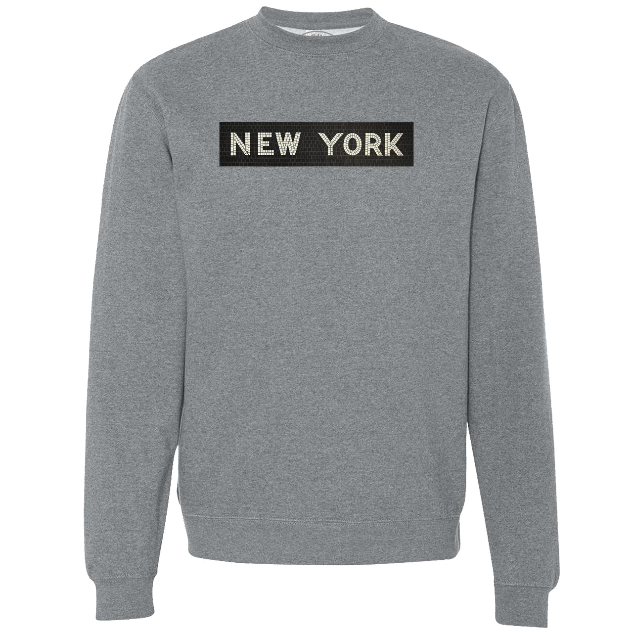 New York (black/white) crewneck