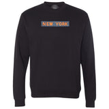 New York crewneck (Mets orange/blue)