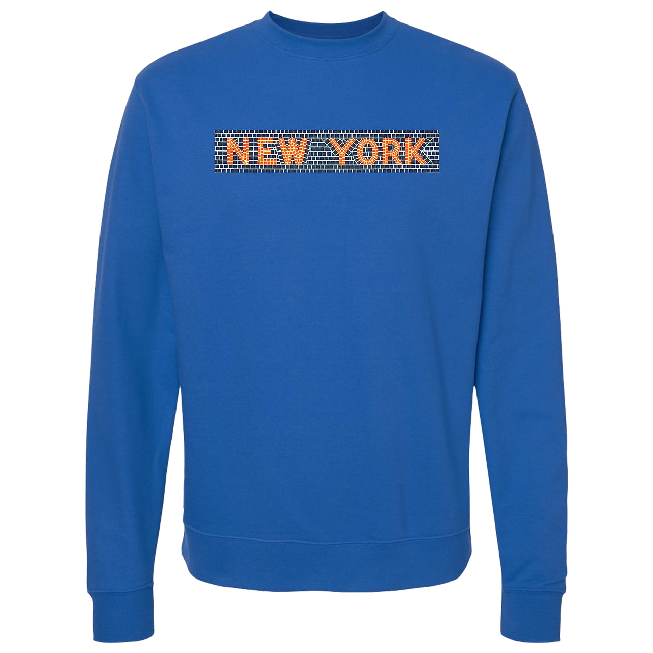 New York (Mets orange/blue) crewneck sweatshirt