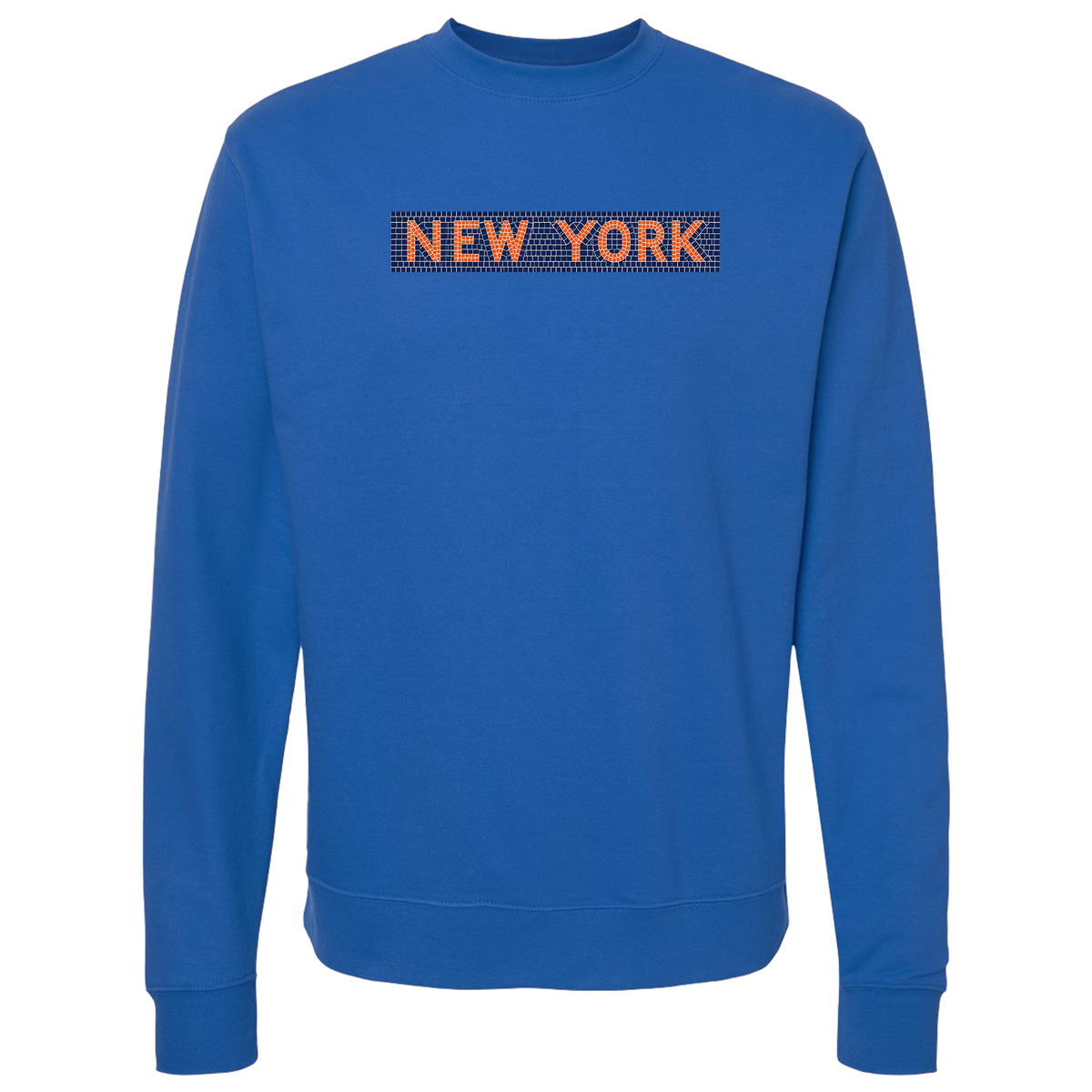 New York (Mets orange/blue) crewneck sweatshirt