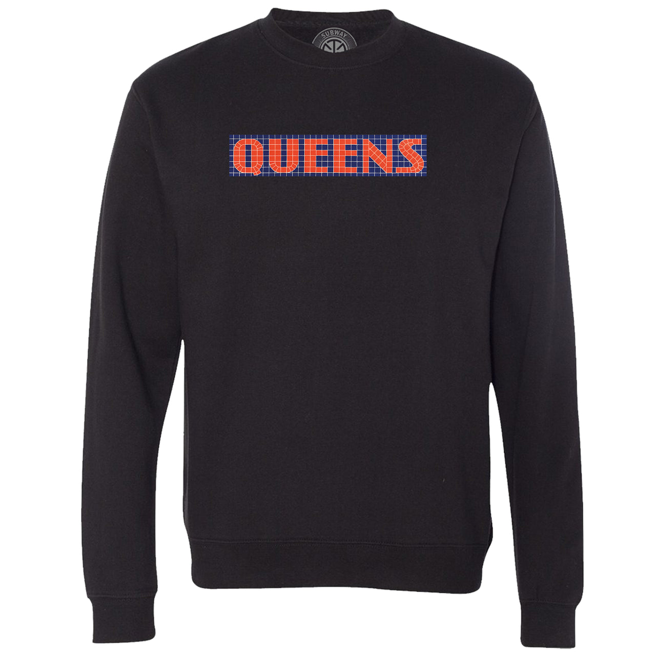 Queens crewneck (Mets orange/blue)