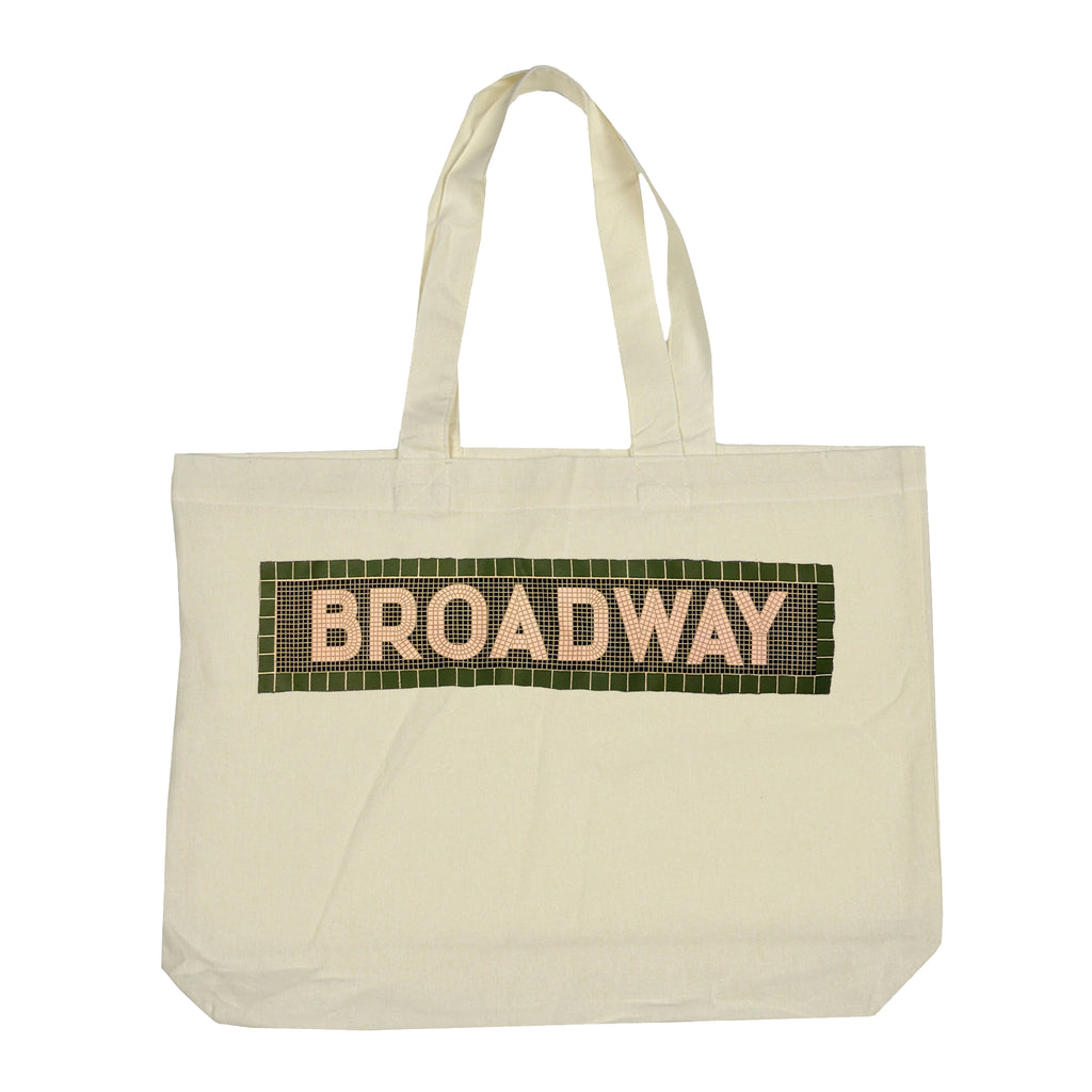 Broadway tote bag from New York City Subway