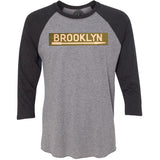 Brooklyn raglan from New York City Subway