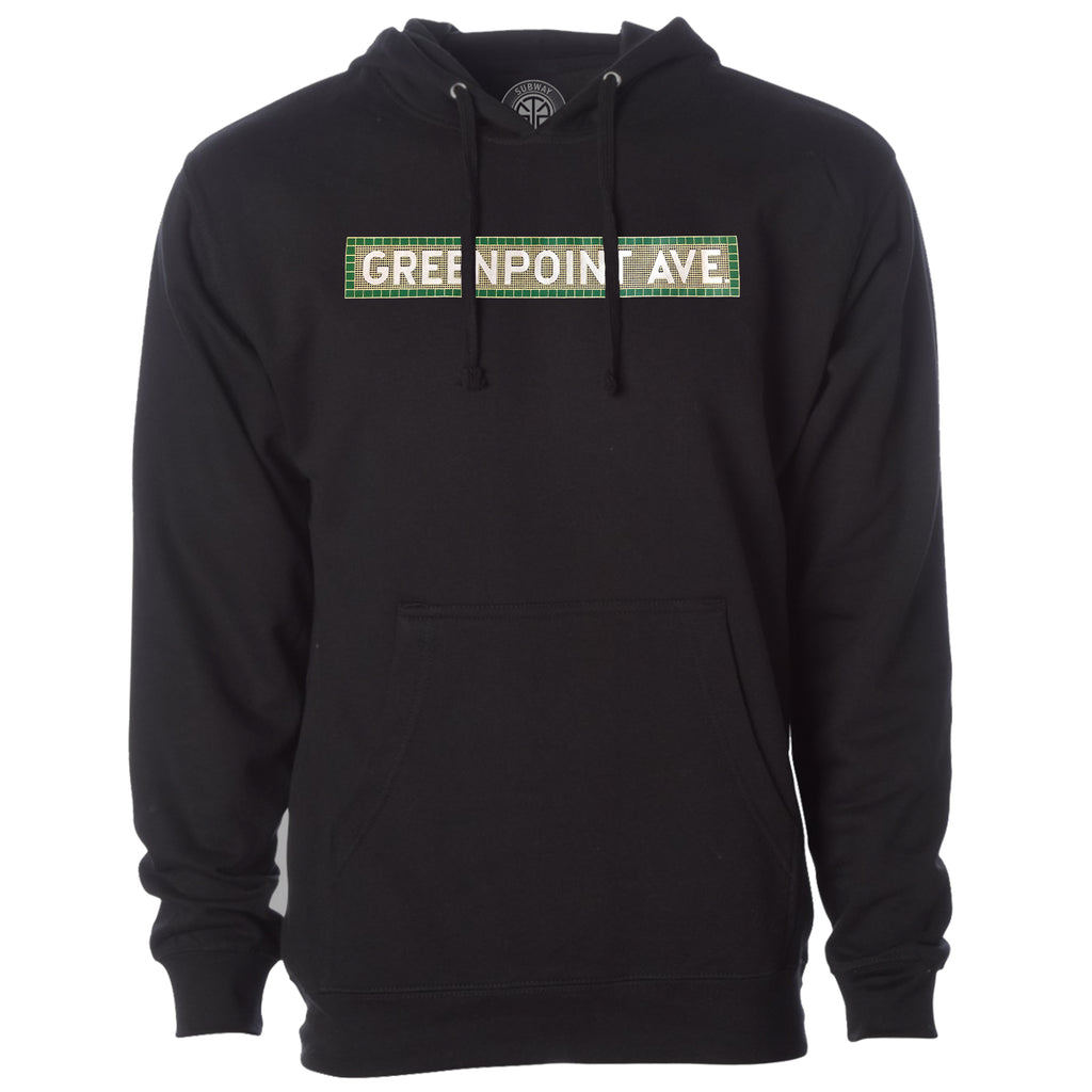 Greenpoint Ave sweatshirt from New York City Subway